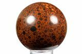 Polished Bauxite (Aluminum Ore) Sphere - Russia #316277-1